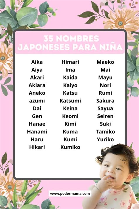 250 nombres femeninos japoneses con significados